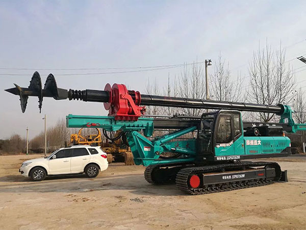 滕州市2019最新黄色app免费建筑机械2019最新黄色免费软件在打孔时遇到钢筋笼浮起